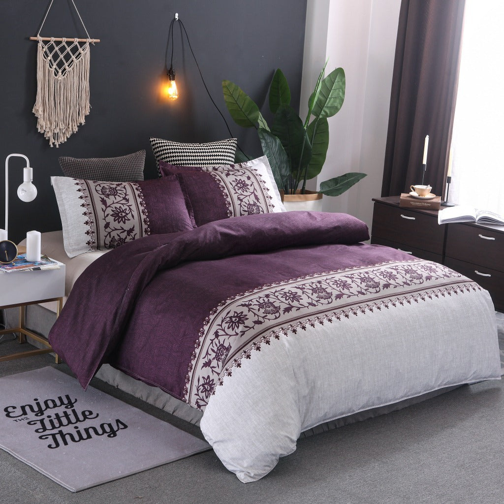 Simple plain bedding